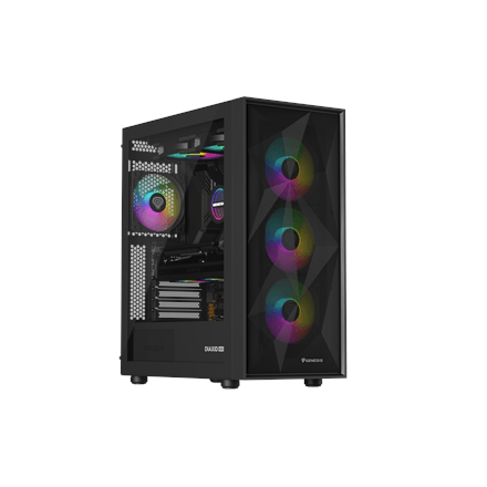 Genesis Diaxid 605 ARGB Midi Tower arvutikorpus must