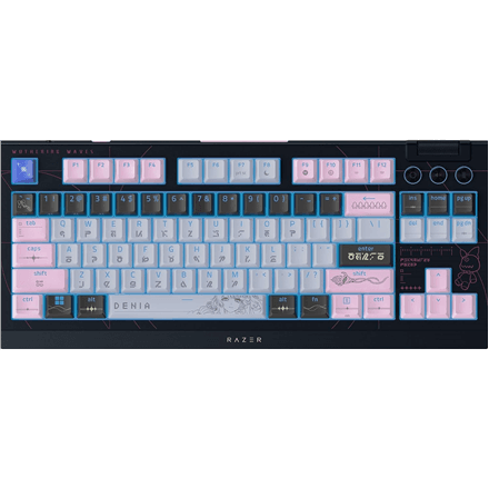 Razer | BlackWidow V4 Tenkeyless HyperSpeed | Gaming Keyboard | Wireless | US | Orange Switch | Wuthering Waves Edition
