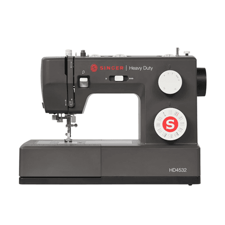 Singer 4532 Heavy Duty Sewing Machine, 32 Stitches, 1-Step Buttonhole