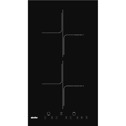 Simfer 3020 XEISP 2-zone induction hob, touch control