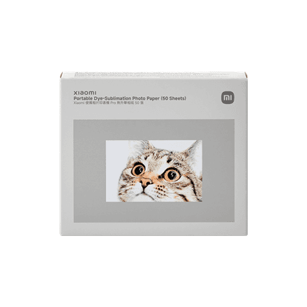 Xiaomi Portable Dye-Sublimation Photo Paper Stickers 2x3 inch 50 sheets