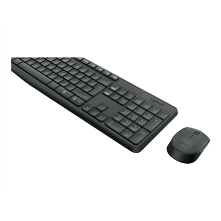 Logitech MK235 Wireless Keyboard and Mouse Set Black