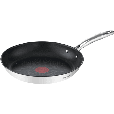 TEFAL | Pan | Duetto+ G7320655 | Frying | Diameter 28 cm | Halogen, induction, ceramic glass, gas, electric | Suitable for induction hob | Black | Fixed handle