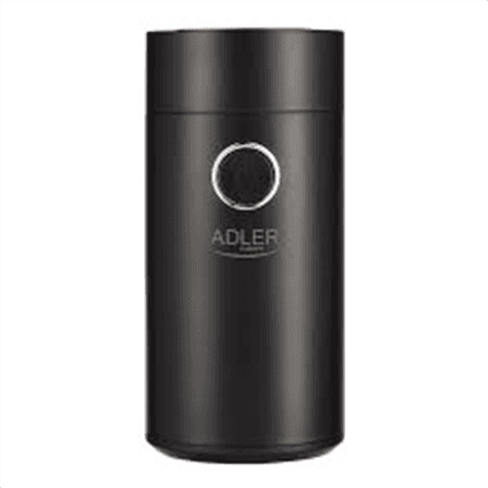Adler AD4446bs 150 Вт, 75 г — чёрная электрическая кофемолка