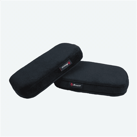 Arozzi Memory Foam Armrest Pads | 270x135x40 mm | Black
