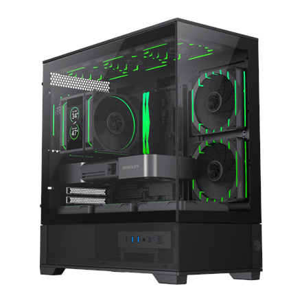Gamemax VISTA 2 MB компьютерный корпус M-ATX