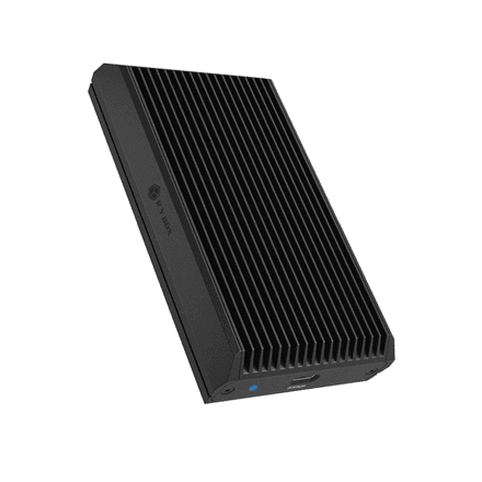 Raidsonic IcyBox IB-1920M-C42 M.2 SSD Enclosure, 40 Gbps, Black
