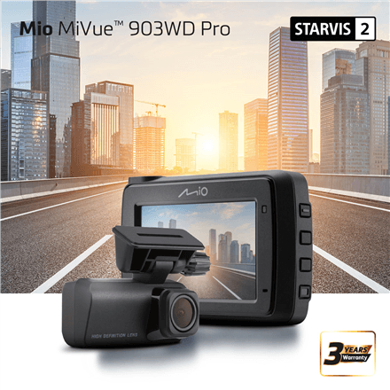 Mio MiVue 903WD Pro pardakaamera 2,7″ ekraani, GPS-i ja Wi-Fi-ga