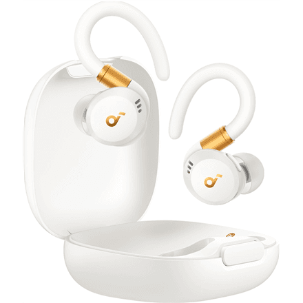 Anker Soundcore | Earbuds with Hook | Sport X20 | Bluetooth | ANC | White/Gold