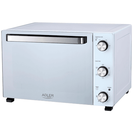 Мини-печь Adler AD 6027, 48 л, 1800 Вт, белая