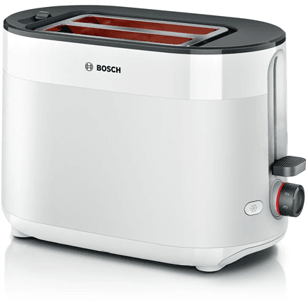 Bosch TAT2M121 MyMoment 950W röster, 2 pilu, valge