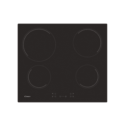 Candy CH64CCB/4U2 vitroceramic hob 59 cm 4 zones touch black