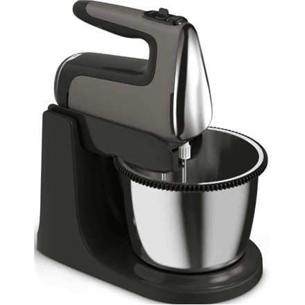 TEFAL | Hand Mixer | Powermix Silence HT654E38 | Hand Mixer | 600 W | Number of speeds 5 | Turbo mode | Dark grey