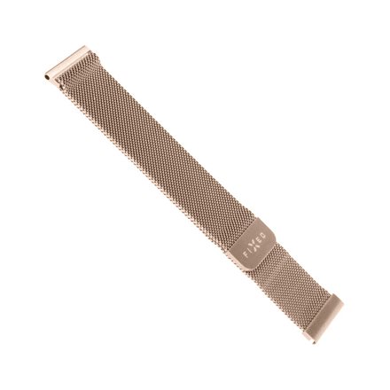 FIXED stainless steel mesh strap with quick release 18mm, gold