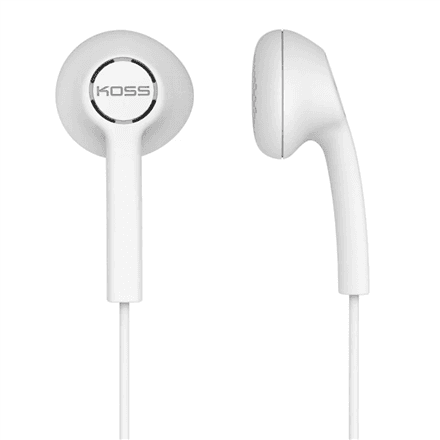 Koss KE5w valged in-ear kõrvaklapid juhtmega