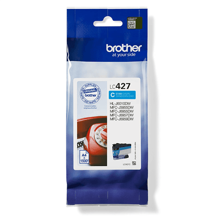 Brother LC427C tsüaankasetid
