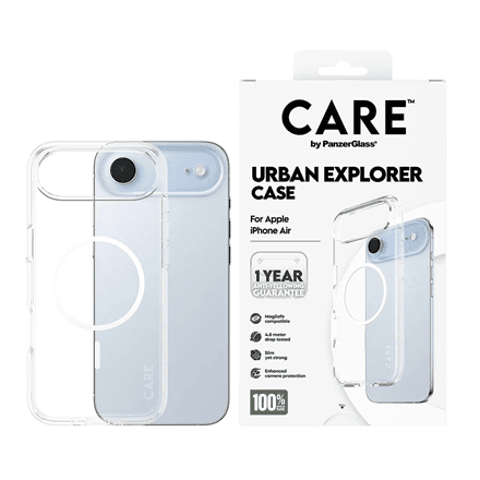 PanzerGlass Flagship Urban Explorer чехол с MagSafe для iPhone Air, прозрачный