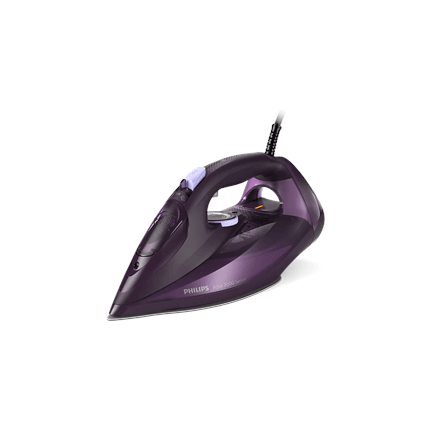 Philips | DST7051/30 7000 Series | Steam Iron | 2800 W | Water tank capacity 300 ml | Continuous steam 50 g/min | Dark purple | Steam boost performance 250 g/min