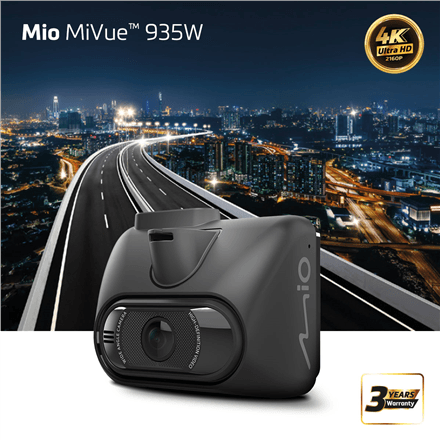 Mio MiVue 935W 4K pardakaamera GPS-i, Wi-Fi ja 2,7″ ekraaniga