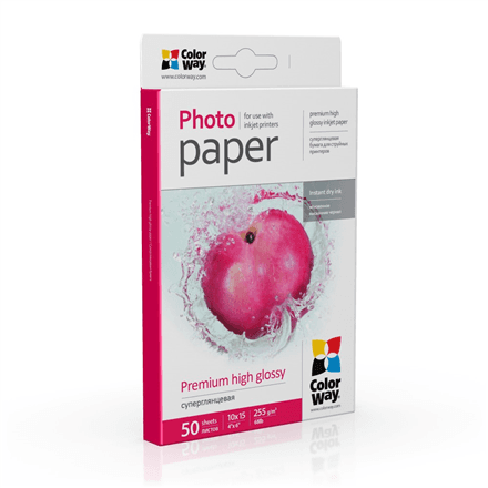 ColorWay Photo Paper 10x15 Premium High Glossy 255 g/m² фотобумага