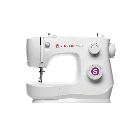 Singer M2505 sewing machine, 10 stitch patterns, free arm and LED light